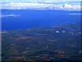 Dalry wind farm from the air