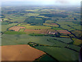 Mill Hill Farm and Woodhams Farm from the air