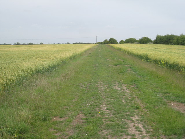 The footpath to Grimoldby