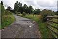 Farm road to Great Norbury Farm