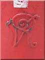 TQ2584 : Victorian postbox, West End Lane / Sumatra Road, NW6 - royal cipher by Mike Quinn