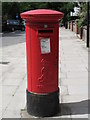 TQ2584 : Edward VII postbox, West End Lane / Hemstal Road, NW6 by Mike Quinn
