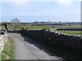 View eastwards from Sabbath Hill towards houses on Oldtown Lane