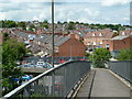 Footbridge view to Wharf Lane