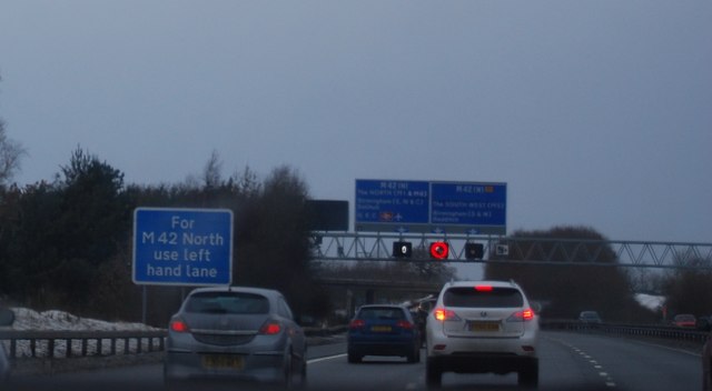 M40 Junction 3a Approaches © N Chadwick Geograph Britain And Ireland 6506