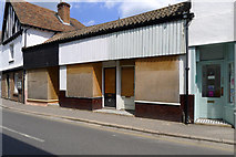 TR3358 : Boarded-up Shops, Strand Street, Sandwich by Cameraman