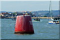 SZ0386 : Channel Marker at the Entrance to Poole Harbour, Dorset by Peter Trimming