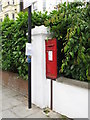 Victorian (wall) postbox, Greencroft Gardens, NW6 (2)