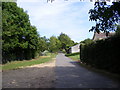 Footpath & entrance to Kettleburgh Hall