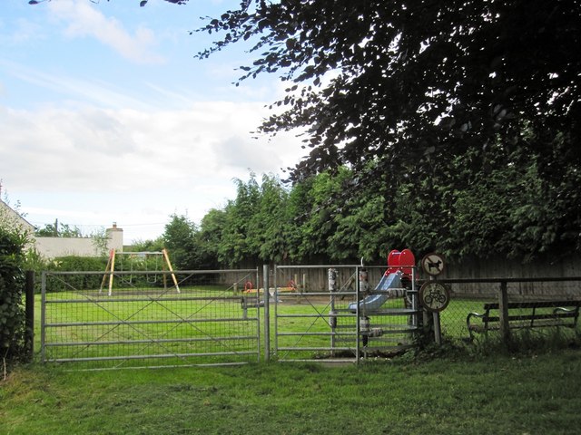 Bronllys: children's playground