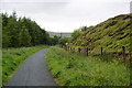 Path along a former railway track