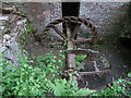 Knowles Mill - the remains of the waterwheel