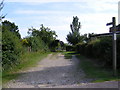 Footpath to Kettleburgh Village Green