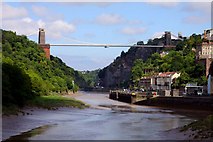 ST5672 : Looking down the River Avon to the Clifton Suspension Bridge by Steve Daniels