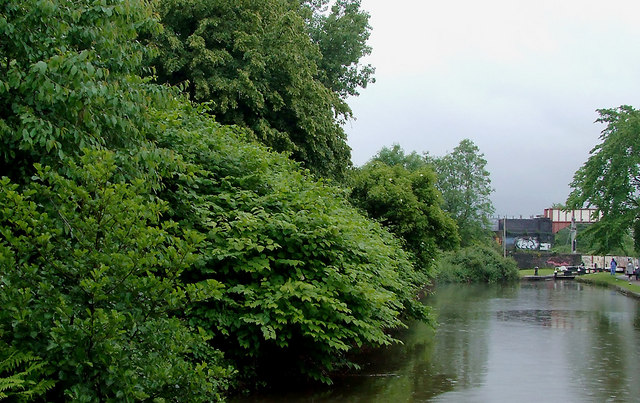 Trent and Mersey Canal by Hanley Cemetery, Stoke-on-Trent