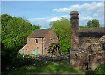 SJ9752 : Cheddleton Flint Mill, Staffordshire by Roger  Kidd