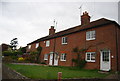 TQ9644 : Row of cottages, Hothfield by N Chadwick