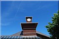 Clock on top of Morrisons the supermarket