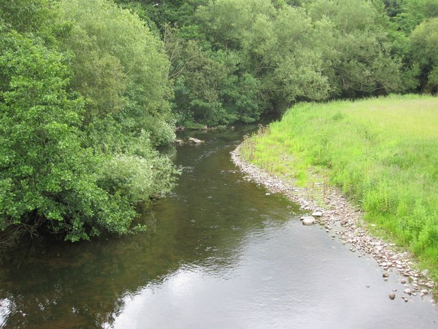Afon Llynfi at Pontithel (upstream)