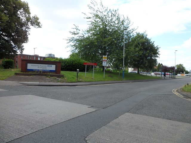 Entrance to Leicester General Hospital