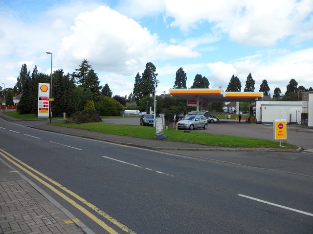 Shell station, Uppingham Road, Leicester