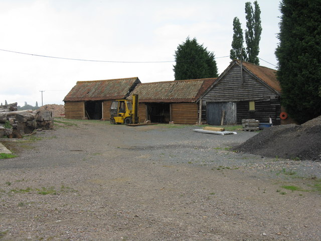 Timber clad buildings at Home Farm, Renhold