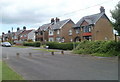 Houses at the SE edge of residential New Inn, Pontypool