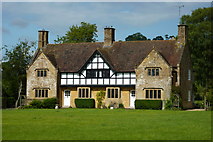 ST5917 : A pair of estate cottages by the Green at Nether Compton by Michael W Beales BEM