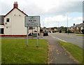 Southern boundary of New Inn, Pontypool