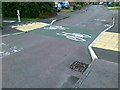 Cycle way crosses Arden Close, Stoke Gifford