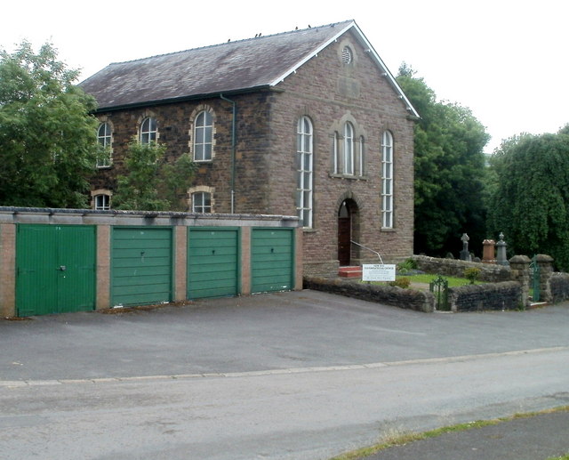 Eastern side of New Inn Congregational Church, Pontypool