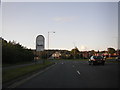 Approaching traffic island, heading for Horwich