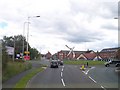 Artwork on the roundabout on Wigan Road