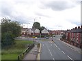 Wigan Road roundabout in Atherton