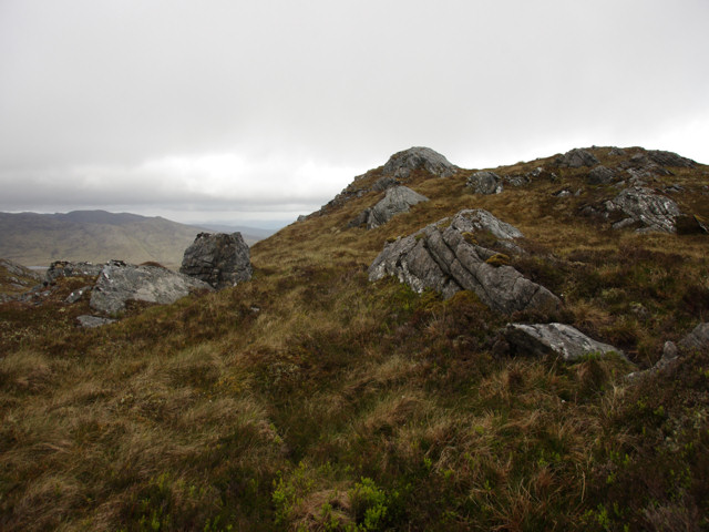 Point 652 from the slopes of Sgorr na Diollaid