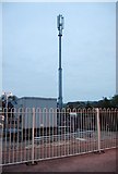 TQ4109 : Mast at the side of Lewes Station by N Chadwick