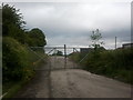 Locked gates in Lydney industrial area