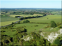TQ4311 : View north-east from Malling Down by Robin Webster