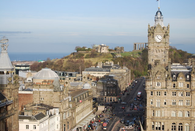 View from the Scott Monument - Calton Hill