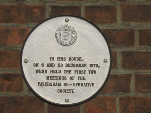 Plaque on 49 St. Mary's Road, Faversham