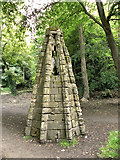 NZ2741 : Stone structure on Riverside Path by David Dixon
