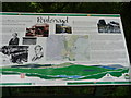 Part of an information board at Ponterwyd