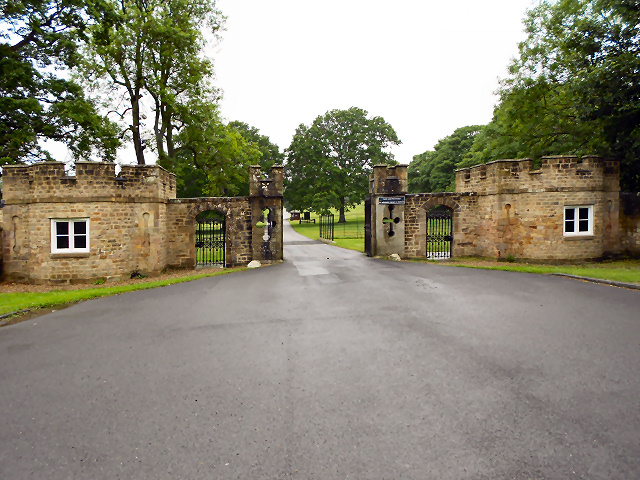 Entrance to Raby Castle