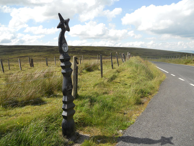 National Cycle Route 8 milepost