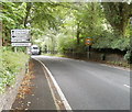 Eastern boundary of Glangrwyney, Powys