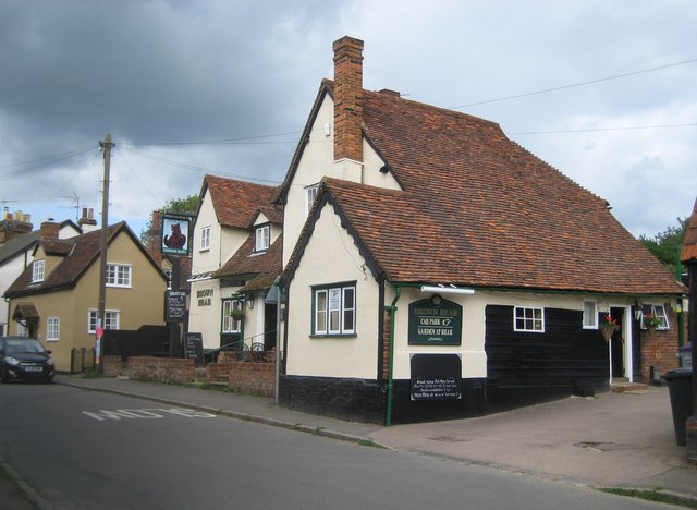 Braughing: The Brown Bear © Nigel Cox cc-by-sa/2.0 :: Geograph Britain ...