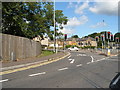 Traffic lights at the A62 junction