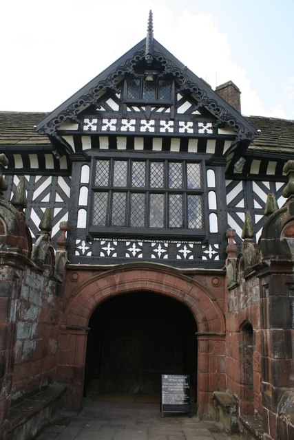 The entrance to Speke Hall