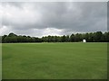 Looking across the pitch