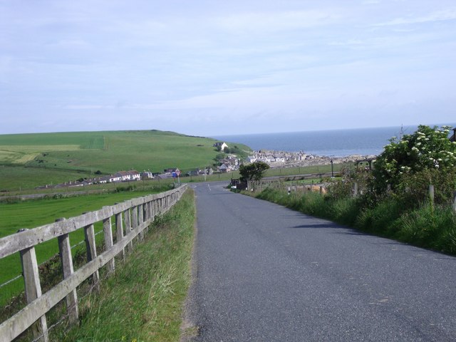 Near Mains of Glassaugh, looking towards Sandend